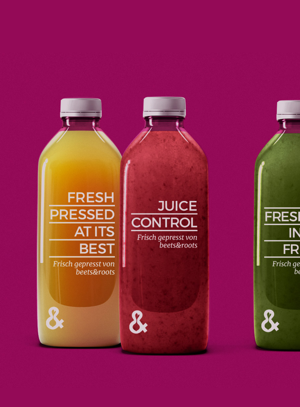 studio nunc beets&roots case photo packshots of drinks packaging